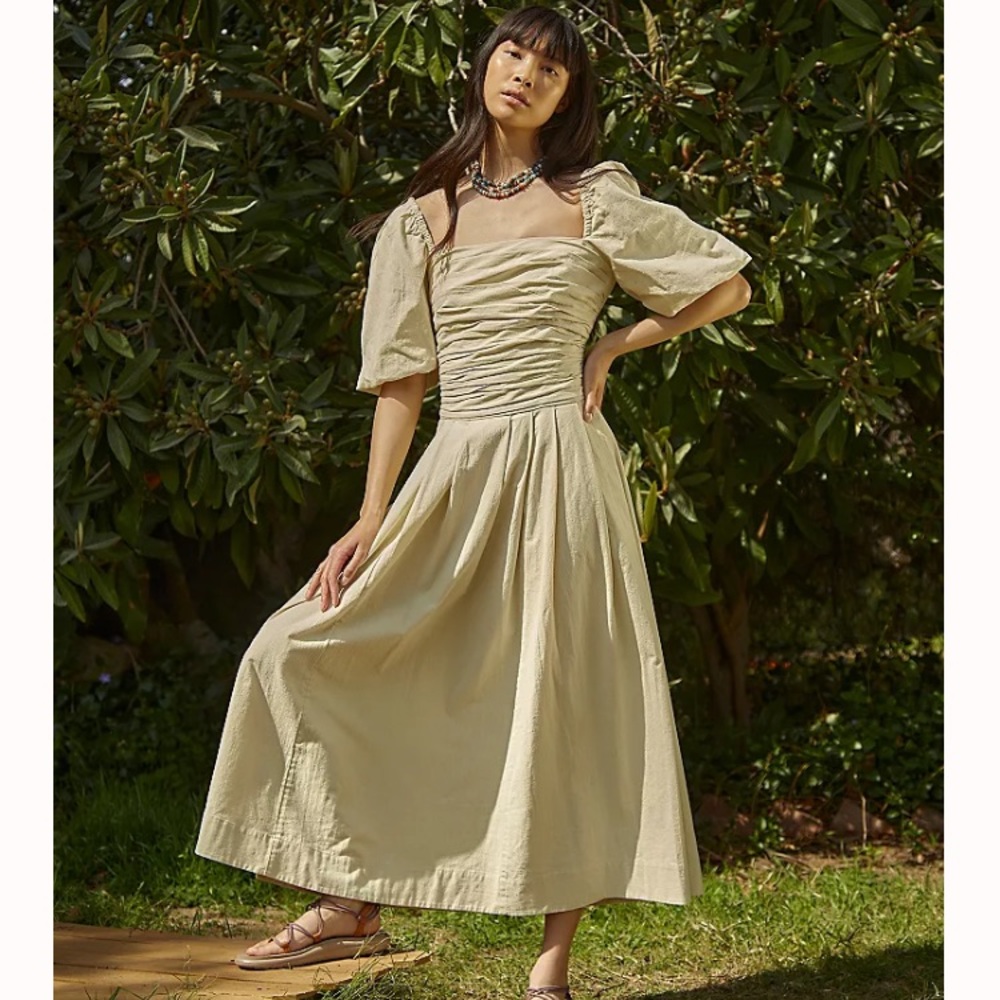 Free People Ain’t She a Beaut Midi Dress